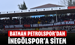 Batman Petrolspor'dan İnegölspor'a sitem