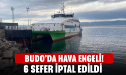 BUDO’da hava engeli! 6 sefer iptal edildi
