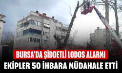 Bursa’da şiddetli lodos alarmı: Büyükşehir ekipleri 50 ihbara müdahale etti