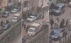 Bursa'da cadde ortasında meydan savaşı! Trafik kilitlendi