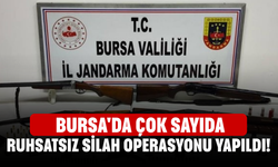 Bursa'da çok sayıda ruhsatsız silah operasyonu yapıldı!