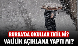 Bursa'da okullar tatil mi? 12 Ocak Pazartesi okullar tatil olacak mı?