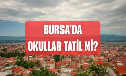 Bursa'da okullar tatil mi? Bursa'da bugün okullar tatil mi? Valilik uyardı...