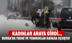Bursa'da tekme ve yumruklar havada uçuştu! Kadınlar araya girdi...