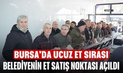 Bursa'da ucuz et sırası! Belediyenin et satış noktası açıldı