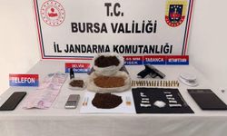 Bursa'da uyuşturucu operasyonu! Yüklü miktarda madde, silah ve para ele geçirildi