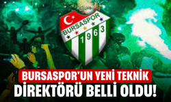 Bursaspor'un yeni teknik direktörü belli oldu!