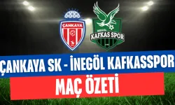 Çankaya SK - İnegöl Kafkasspor maç özeti