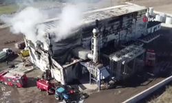 Elektrik üretim tesisinde yangın