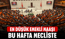 En düşük emekli maaşı bu hafta mecliste