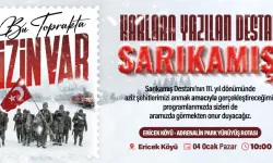 Gürsu'da Sarıkamış şehitleri için 3 kilometrelik anma yürüyüşü