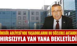 İnegöl Adliyesi'nde Yaşadıklarını Bu Sözlerle Aktardı! Hırsızıyla Yan Yana Bekletildi
