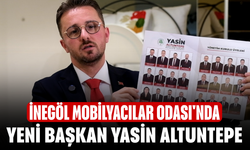 İnegöl Mobilyacılar Odası'nda Yeni başkan Yasin Altuntepe