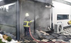 İnegöl'de 2 katlı yazlık evde yangın çıktı!