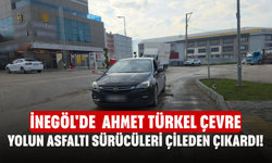 İnegöl'de  Ahmet Türkel Çevre Yolun Asfaltı Sürücüleri Çileden Çıkardı!