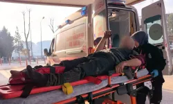 İnegöl’de depoda demirlerin altında kalan işçi yarandı