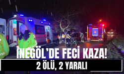 İnegöl'de Feci Kaza! 2 Ölü, 2 Yaralı