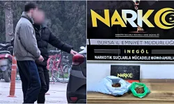 İnegöl'de narkotik takibi sonuç verdi: Zehir taciri tutuklandı!