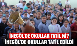 İnegöl'de okullar tatil mi? İnegöl'de okullar tatil edildi