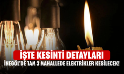 İnegöl'de Tam 3 Mahallede elektrikler kesilecek! İşte Kesinti Detayları