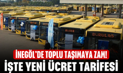 İnegöl’de Toplu Taşımaya Zam! İşte Yeni Ücret Tarifesi