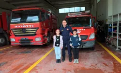 İtfaiye merakı karne tatilinde İnegöl'de gerçeğe dönüştü