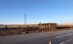 Kamyonla çarpışan otomobil sürücüsü hayatını kaybetti