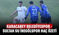 Karacabey Belediyespor - Sultan Su İnegölspor maç özeti