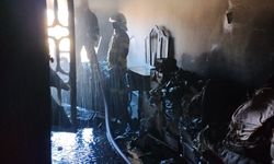 Mardin’de evde çıkan yangında anne ve 3 çocuğu kurtarıldı