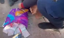 Poşetteki 2 milyon lira ile 30 metre gidebildiler, polisin operasyonuyla yakalandılar