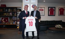 Rüştü Reçber, TFF Başkanı Hacıosmanoğlu ile görüştü