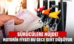 Sürücülere Müjde! Motorin Fiyatı Bu Gece Sert Düşüyor