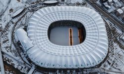 Timsah Arena Stadyumu karla kapandı!
