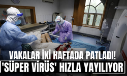 Vakalar iki haftada patladı! 'Süper virüs' hızla yayılıyor