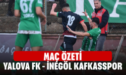 Yalova FK - İnegöl Kafkasspor maç özeti