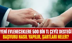 Yeni Evleneceklere 500 Bin TL Çeyiz Desteği: Başvuru Nasıl Yapılır, Şartları Neler? 500 Bin TL Desteği Kimler Alabilir?