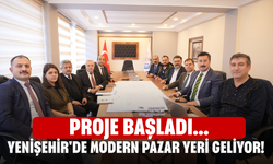 Yenişehir'de modern pazar yeri geliyor! Proje başladı