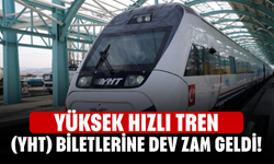 Yüksek Hızlı Tren (YHT) biletlerine dev zam geldi!