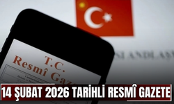 14 Şubat 2026 Tarihli ve 33168 Sayılı Resmî Gazete