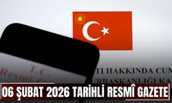 06 Şubat 2026 Tarihli ve 33160 Sayılı Resmî Gazete