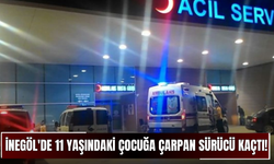 İnegöl'de 11 Yaşındaki Çocuğa Çarpan Sürücü Kaçtı!