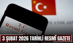 3 Şubat 2026 Tarihli ve 33157 Sayılı Resmî Gazete