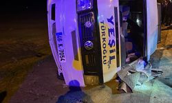 Kahramanmaraş’ta Minibüs Devrildi! 10 Yaralı