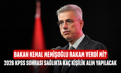 2026 KPSS Sonrası Sağlıkta Kaç Kişilik Alım Yapılacak, Bakan Kemal Memişoğlu Rakam Verdi Mi?