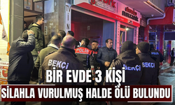 Bir evde 3 kişi silahla vurulmuş halde ölü bulundu