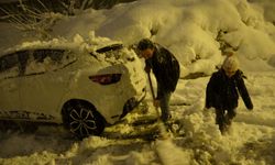 Bitlis'te kent merkezi beyaza büründü
