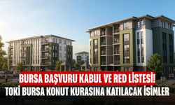 Bursa başvuru kabul ve red listesi! TOKİ Bursa konut kurasına katılacak isimler