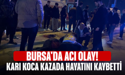 Bursa'da acı olay! Karı koca kazada hayatını kaybetti