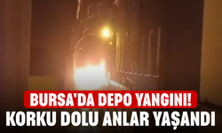 Bursa'da depo yangını! Korku dolu anlar yaşandı