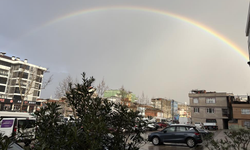 Bursa'da gökkuşağı hayran bıraktı
